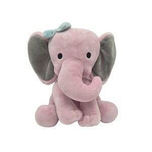 Bedtime Originals Pink Elephant Hazel 2021 Lambs & Ivy Plush Stuffed Animal